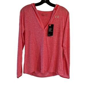 Under Armour Women’s Pink Hooded Long Sleeve Top